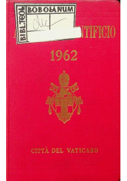 Annuario Pontificio 1962