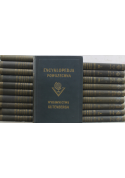 Wielka ilustrowana encyklopedia powszechna Wydawnictwa Gutenberga tomy od 1 do 20  1938 r.