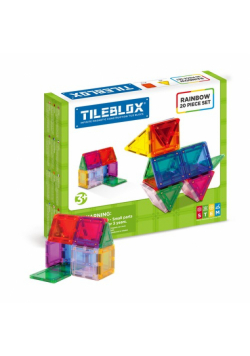 Tileblox Zestaw tęczowy 20 elementów