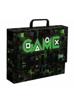 Teczka z rączką A4 XL Game green