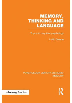 Memory, Thinking and Language (PLE