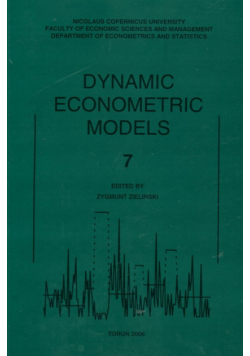 Dynamic Econometric Models 7
