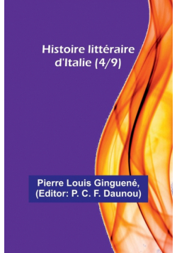 Histoire littéraire d'Italie (4/9)