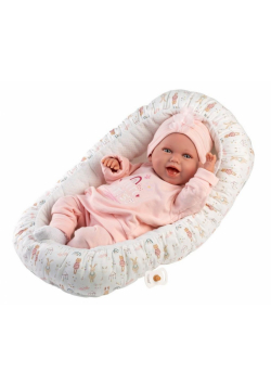 Lalka bobas Mimi śmiejąca się z kokonem 42cm