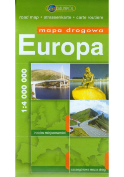Europa mapa drogowa