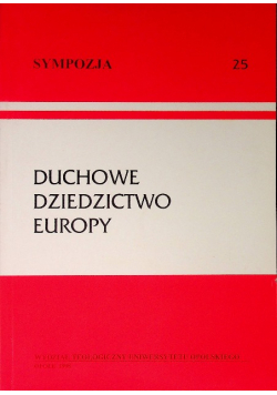 Sympozja duchowe dziedzictwo europy