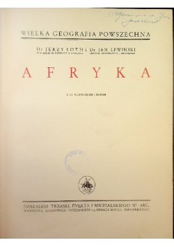 Afryka  1935 r.