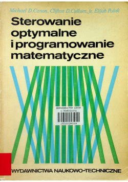 Sterowanie optymalne i programowanie matematyczne