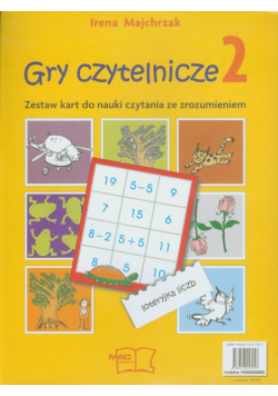 Majchrzak Irena - Gry czytelnicze część 2 Zestaw kart do nauki czytania ze zrozumieniem