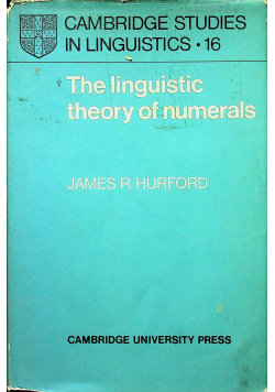 The linguistic theory of numerals