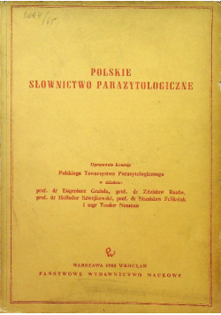 Polskie słownictwo parazytologiczne