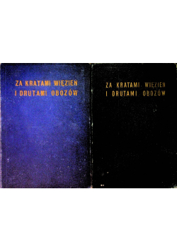 Za kratami więzień i drutami obozów Tom 1 i 2 1931 r.