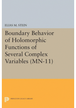 Boundary Behavior of Holomorphic Functions of Several Complex Variables. (MN-11)