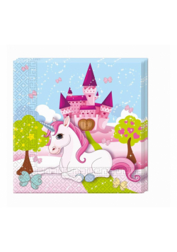 Serwetki papierowe Unicorn 33x33cm 20szt