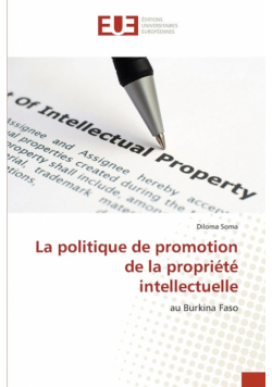 La politique de promotion de la propriété intellectuelle