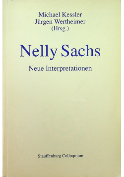 Nelly Sachs Neue Interpretationen
