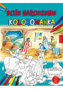 Boże Narodzenie - kolorowanka. Boże Narodzenie