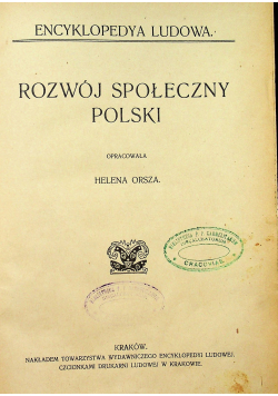 Rozwój społeczny polski 1911 r