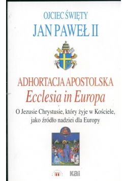 Adhortacja apostolska Ecclesia in Europa