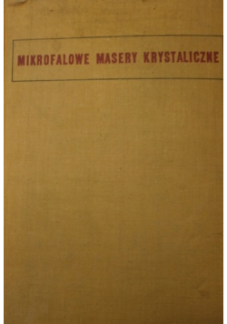 Mikrofalowe masery krystaliczne