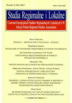 Studia Regionalne i Lokalne nr 2(28) 2007