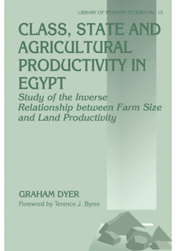 Class, State and Agricultural Productivity in Egypt
