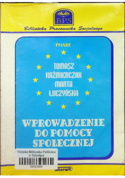 Wprowadzenie do pomocy społecznej