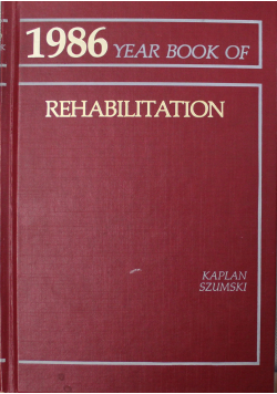 1986 year book of rehabilitation