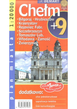 Chełm Zamość plus 9  plan miasta
