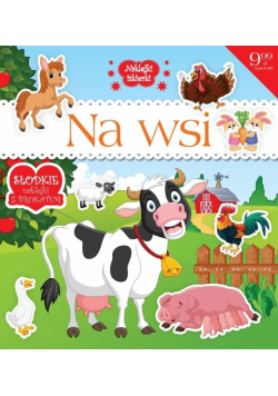 Naklejki iskierki z brokatem. Na wsi