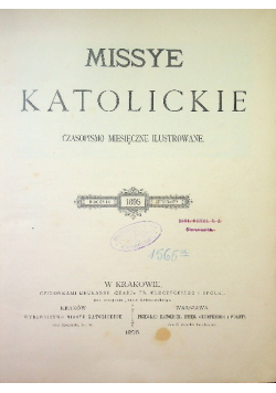 Missye Katolickie 1895 r.