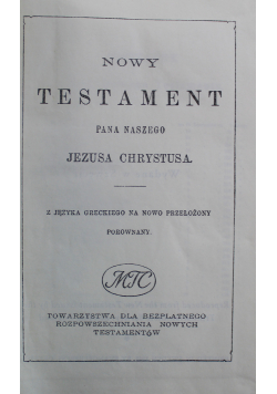 Nowy Testament 1948 r.