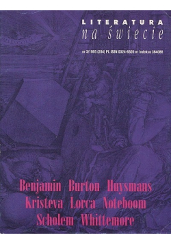 Literatura na świecie nr 3