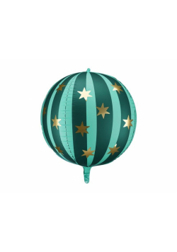 Balon foliowy Piłka w gwiazdki 75cm zielony