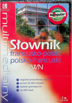 Multimedialny Słownik francusko - polski polsko - francuski płyta CD Nowa