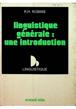 Linguistique generale une introduction