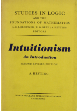 Intuitionism an Introduction Tom 2