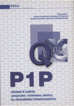 P1P Poradnik w zakresie zarządzania i sterowania jakością dla pracowników pierwszoliniowych