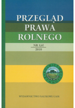 Przegląd prawa rolnego 1/6/2010