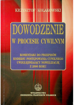 Dowodzenie w procesie cywilnym