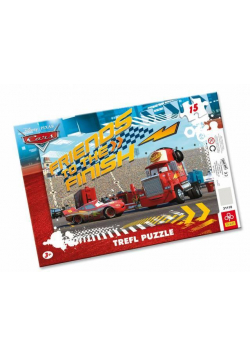 Puzzle ramkowe 15 Auta Zygzak i Marian TREFL