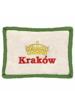 Poduszka Kraków zielona 34x24cm