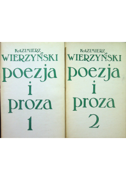 Poezja i proza tom 1 i 2