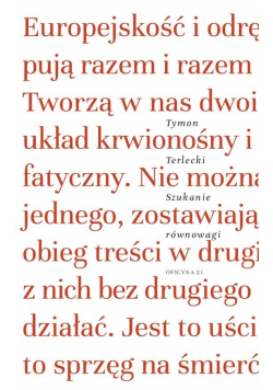 Szukanie równowagi. Szkice literackie i...