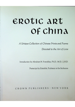 Erotic art of china