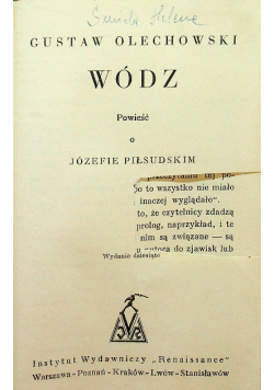 Powieść o Józefie Piłsudskim 1929 r.