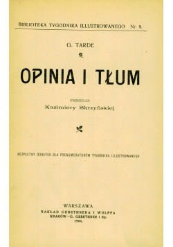 Opinia i tłum 1904 r