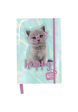 Notes holograficzny A5 Studio Pets
