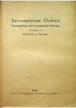Sacramentum ordinis 1942 r.