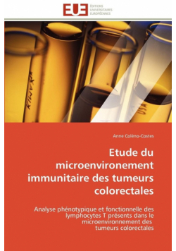 Etude du microenvironement immunitaire des tumeurs colorectales